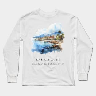 Impressions of Lahaina Long Sleeve T-Shirt